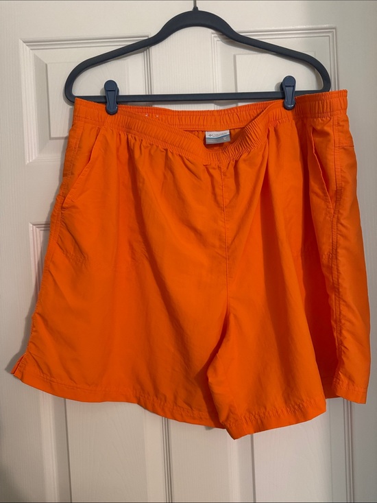 Columbia Pants - Columbia Bright Orange Women's Athletic Pull-On Shorts